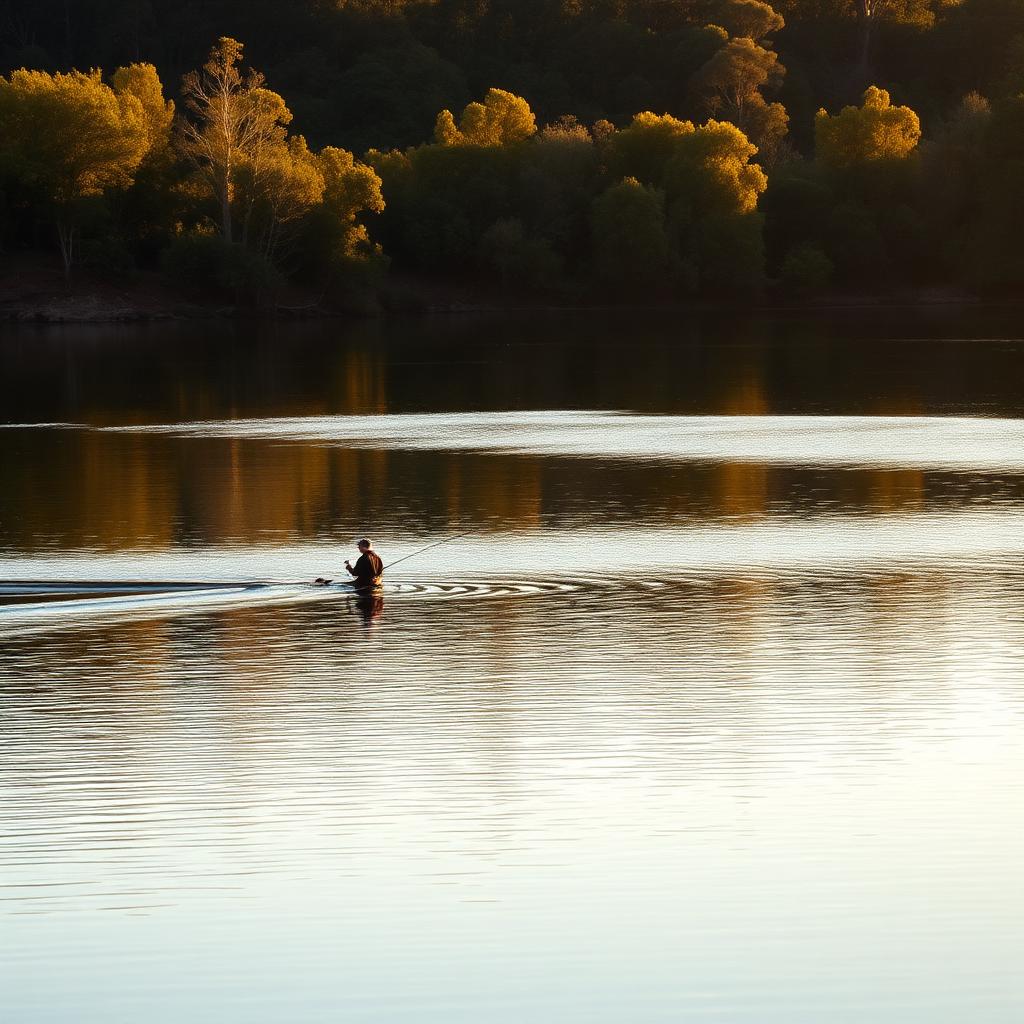 Lakes fishing in Australia