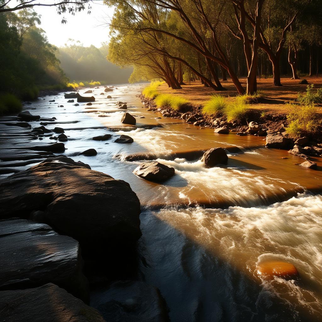 Rivers fishing in Australia